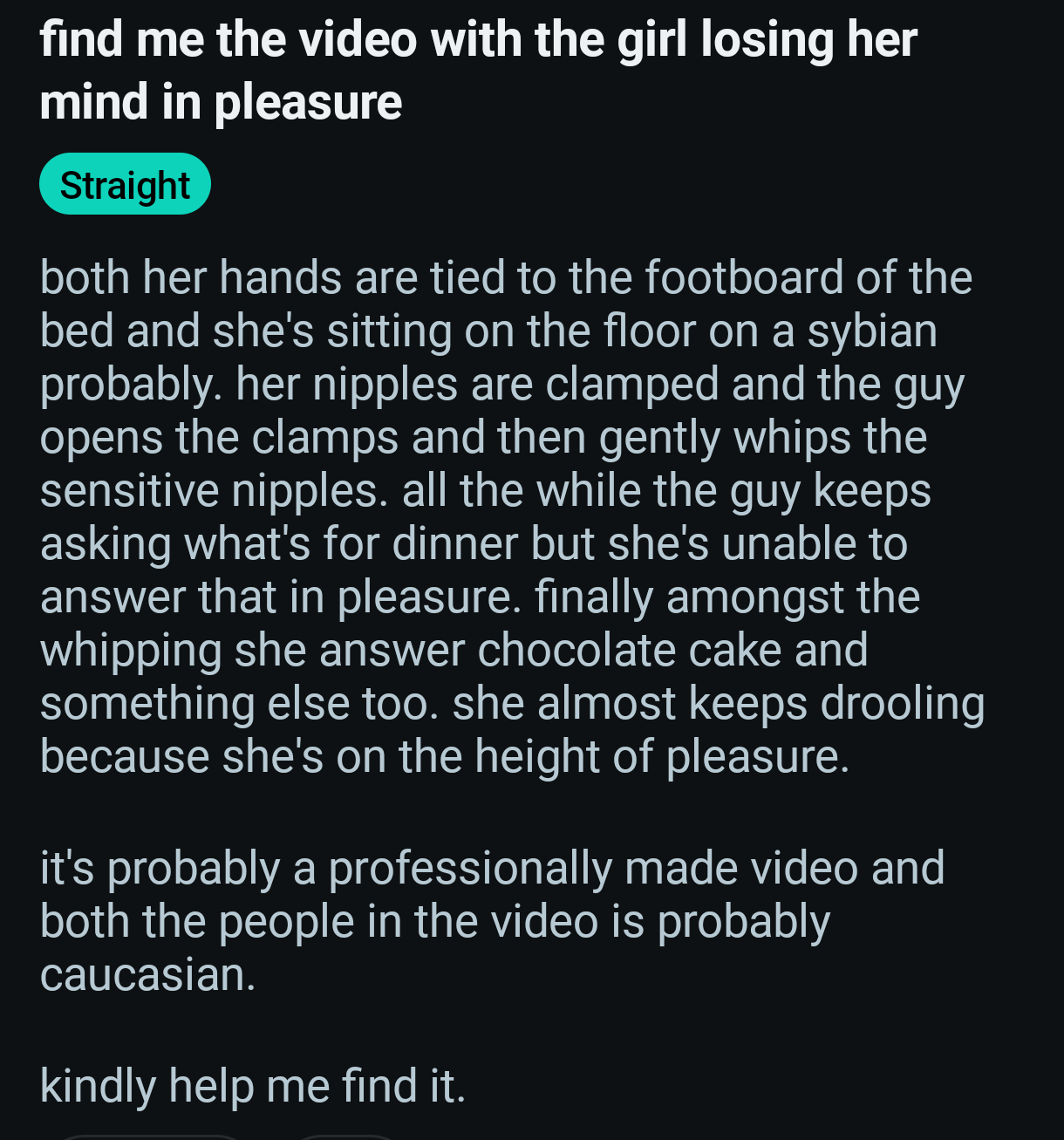 Find Pornstar – Please name the video or the actors Find Pornstar – Please name the video or the actors