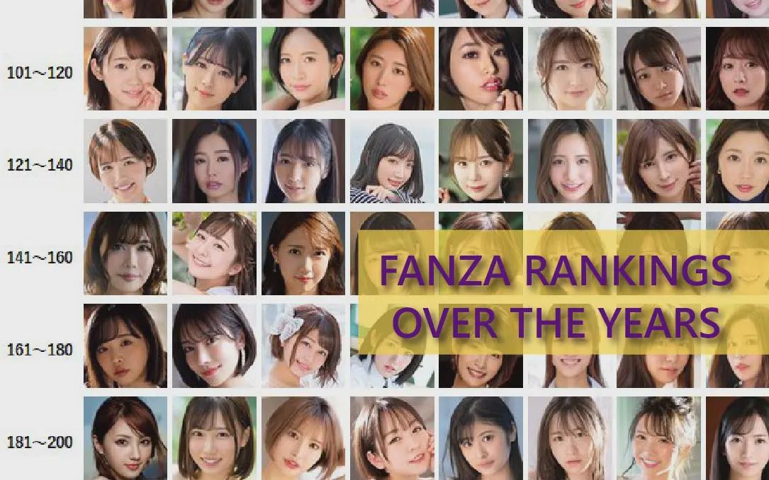 JAV Porn – FANZA’s Actress Rankings Throughout the Years – Part 2 JAV Porn – FANZA’s Actress Rankings Throughout the Years – Part 2