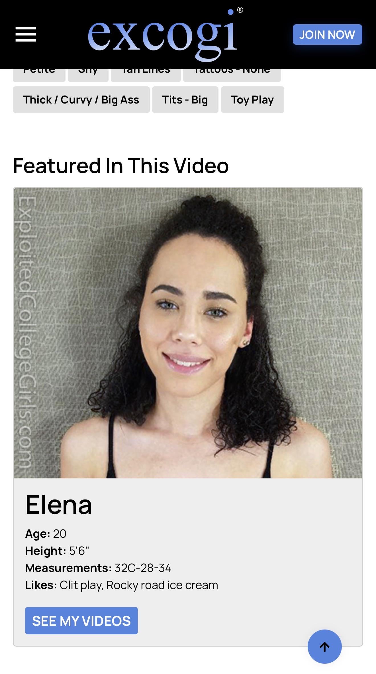 Find Pornstar – Elena from Excogi Find Pornstar – Elena from Excogi